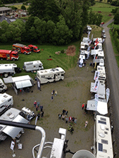Technik Caravane von oben Technik Caravane von oben