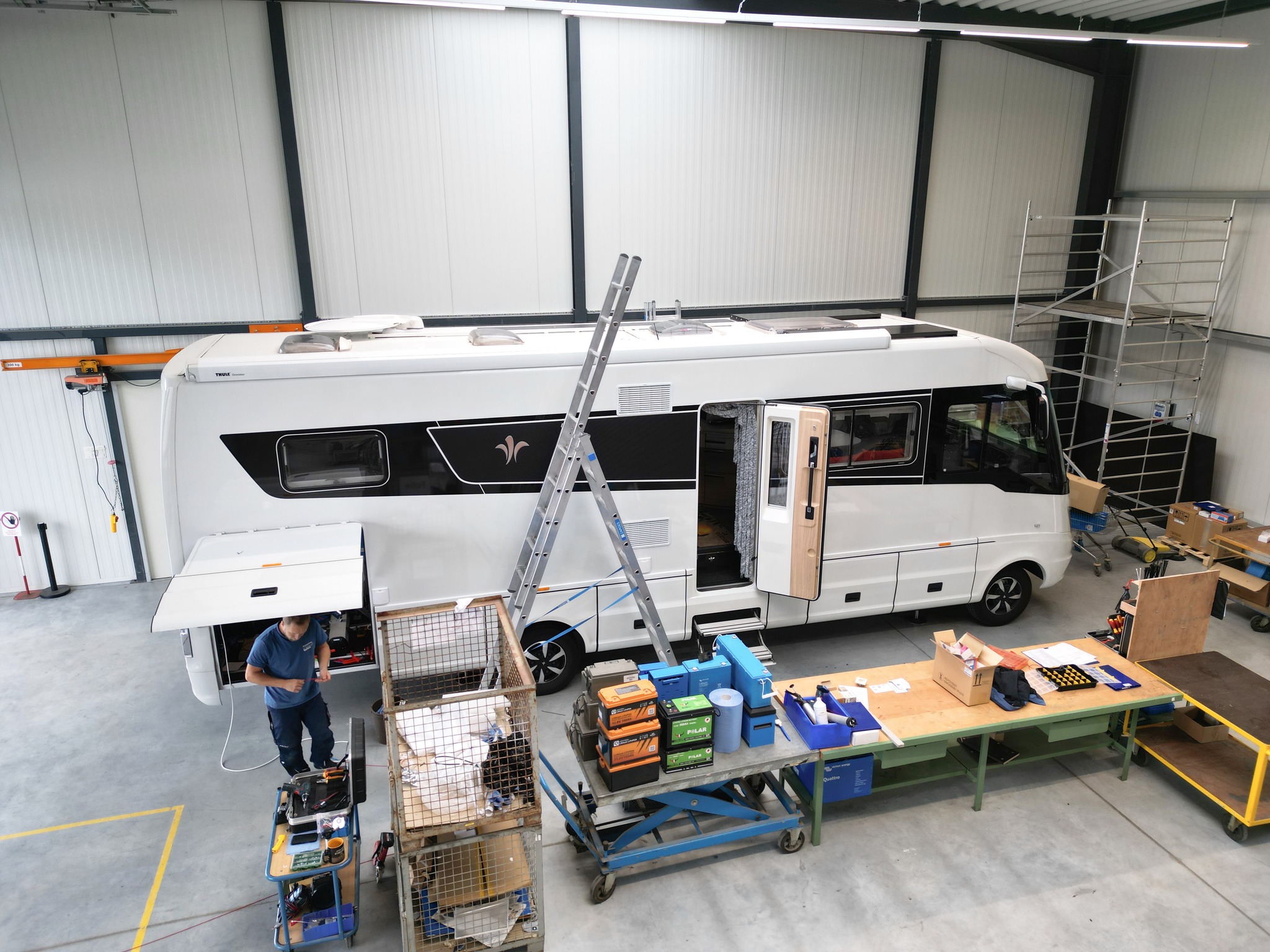 Montage Fachwerkstatt Wohnmobil